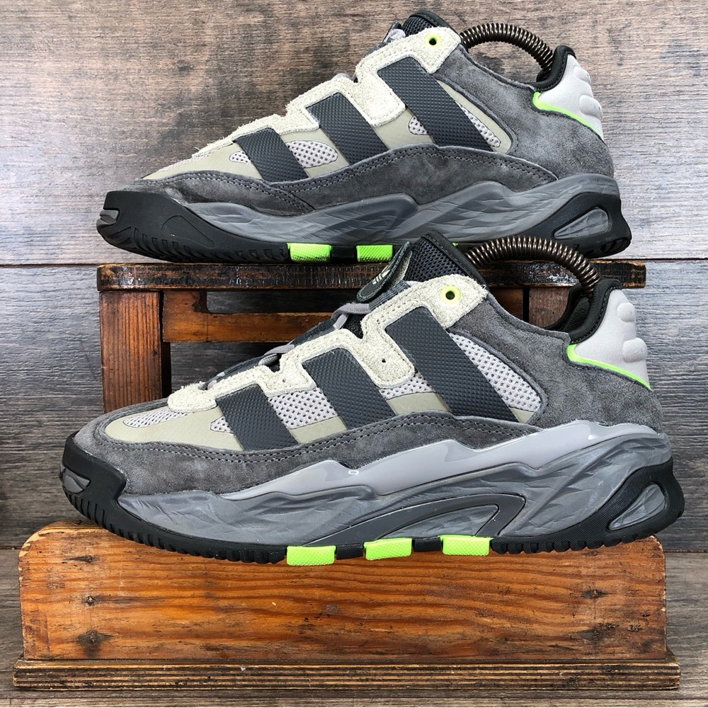 adidas Originals Niteball Feather Grey Trainers FX7654 UK 5.5 US 6 - Picture 3 of 14